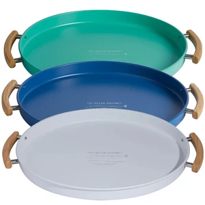 Marine Business Round Metal Tray