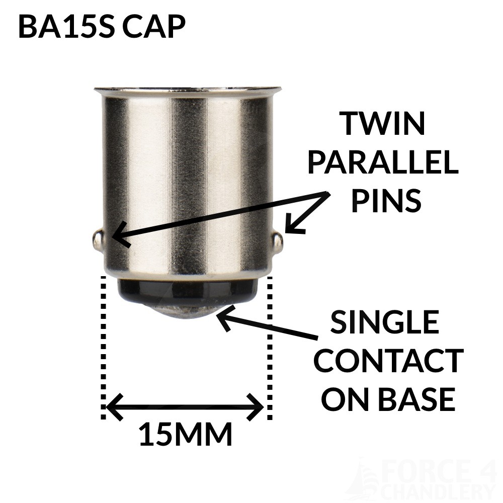 LED Bulb BA15S for 12m Series White Lights 