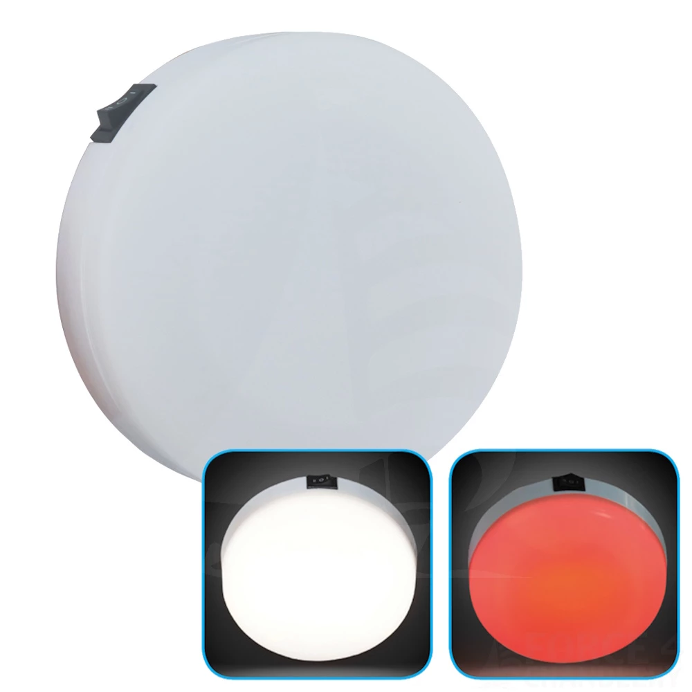 Force 4 LED Dome Light - White/Red Switchable Light 