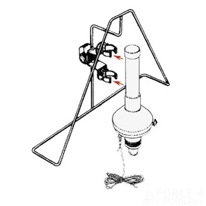 Force 4 Stainless Steel Lifebuoy Holder 