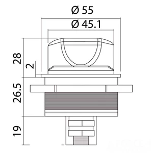 Force 4 Compact Battery Isolation Switch 150A 