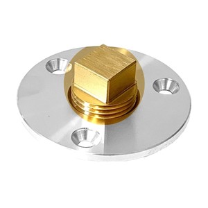 Brass Square Head Drain Bung Only 