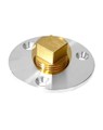 Brass Square Head Drain Bung Only