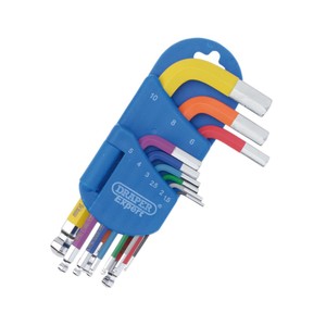 Expert Metric Short Arm Ball End Hex Key Set 