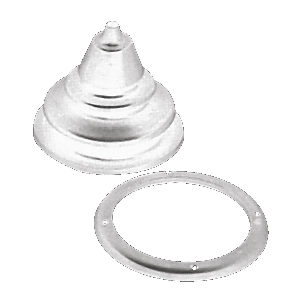 Force 4 Steering Grommet & Ring Large - White 
