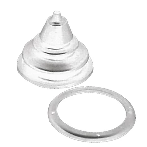 Force 4 Steering Grommet & Ring Large - White 