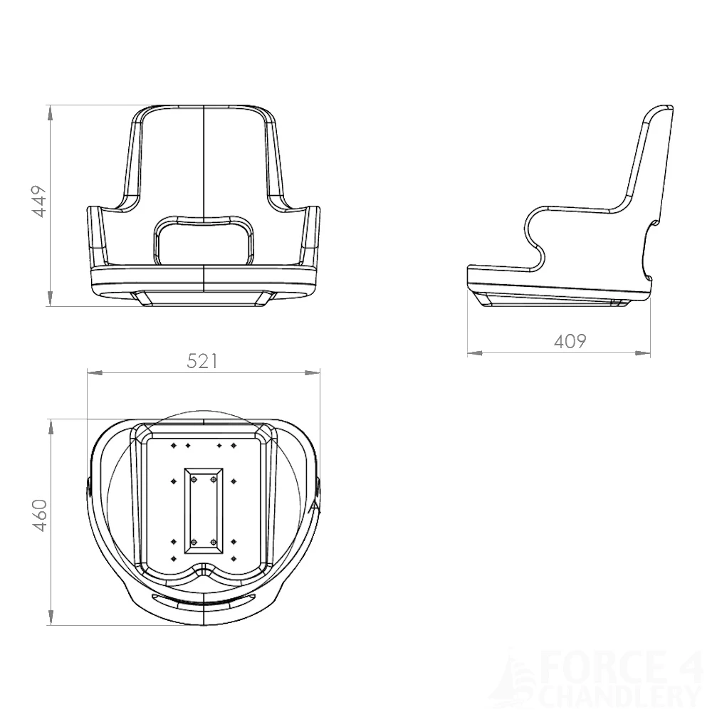 Bucket Seat with Cushions