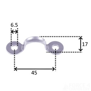 Large Deck Eye (2pk) 17mm x 45mm 