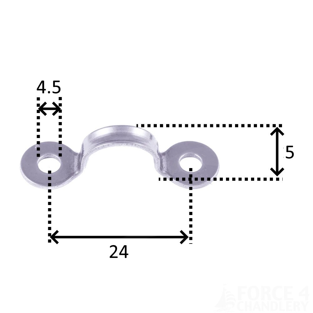 Small Deck Eye (4pk) 5mm x 24mm