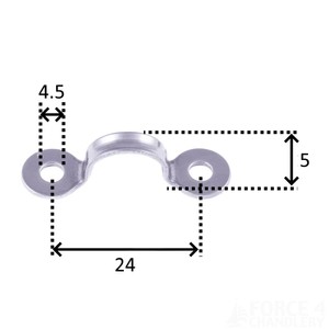 Small Deck Eye (4pk) 5mm x 24mm
