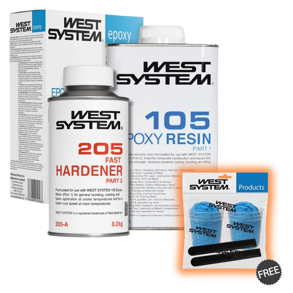 WEST SYSTEM® 105 Epoxy 'A' Packs - 1.2kg 