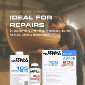 WEST SYSTEM® 105 Epoxy 'A' Packs - 1.2kg 