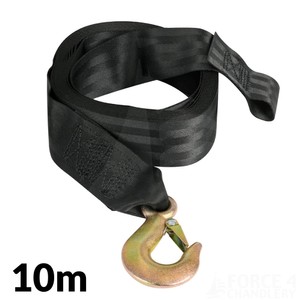 Polyester Trailer Winch Strap With Hook 