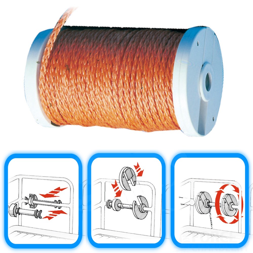 Pushpit Rope Reel Drum