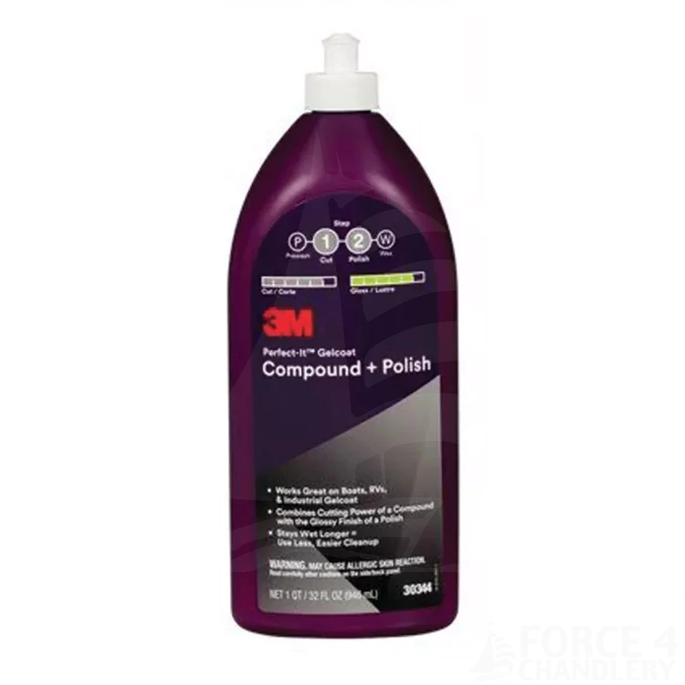 3M Perfect-It Gelcoat Compound & Polish 946ml 