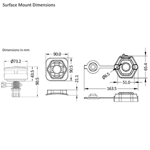 Osculati LED Battery Navigation Light 