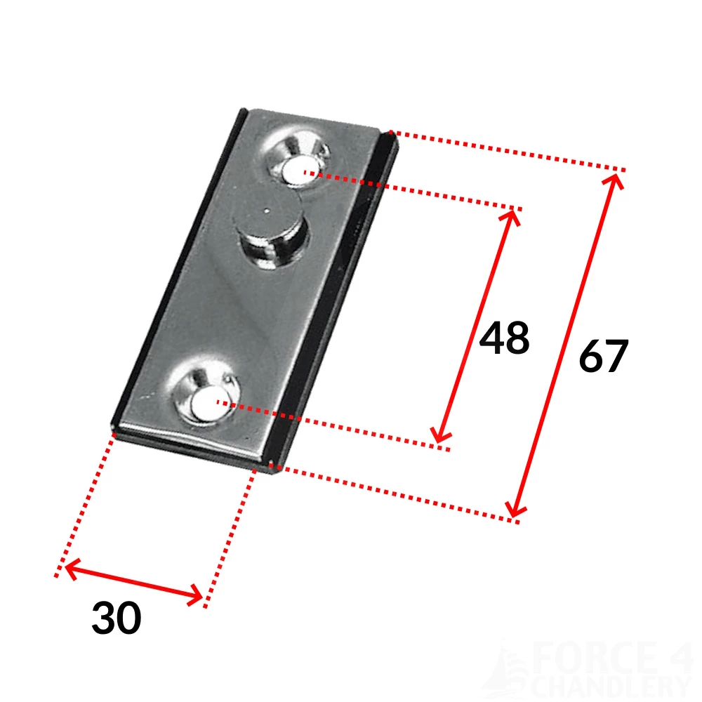 Ladder Fixing Plates - Stainless Steel 