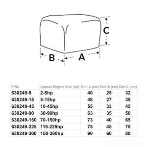 Force 4 Outboard Motor Covers 