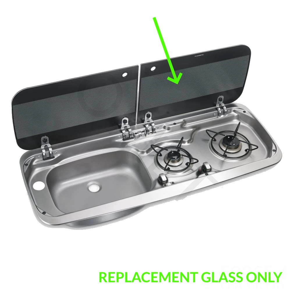 Glass Cover Right Black