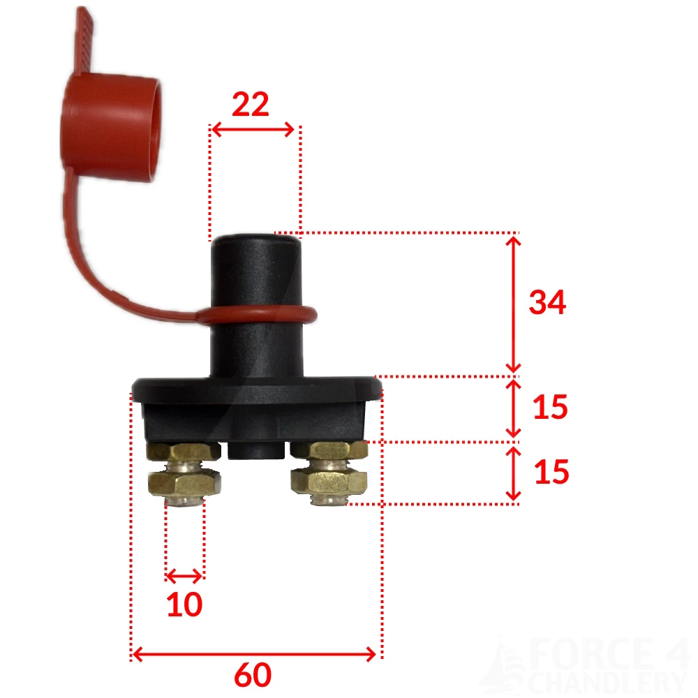 Battery Isolation Switch with Key