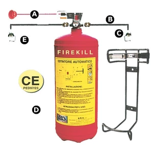 Force 4 Firekill 3kg Fire Extinguisher