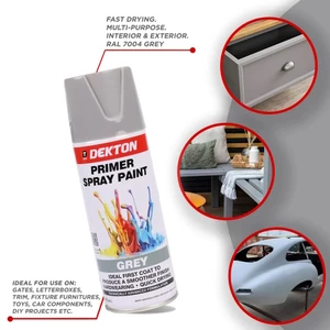 Dekton Primer Spray Paint - Grey