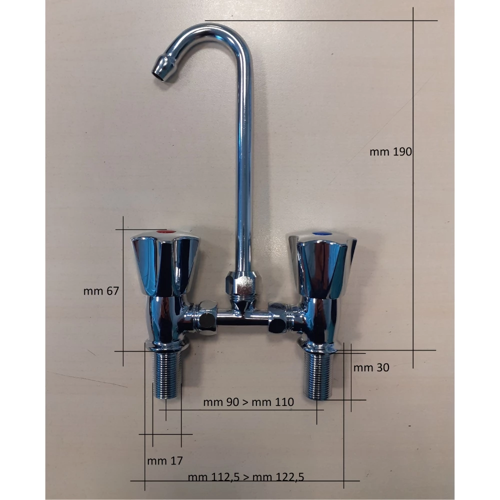 Twin Mixer Tap