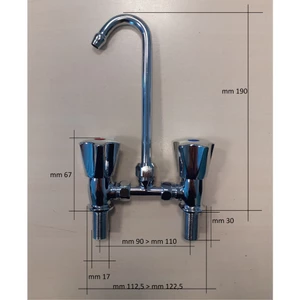 Osculati Twin Mixer Tap 