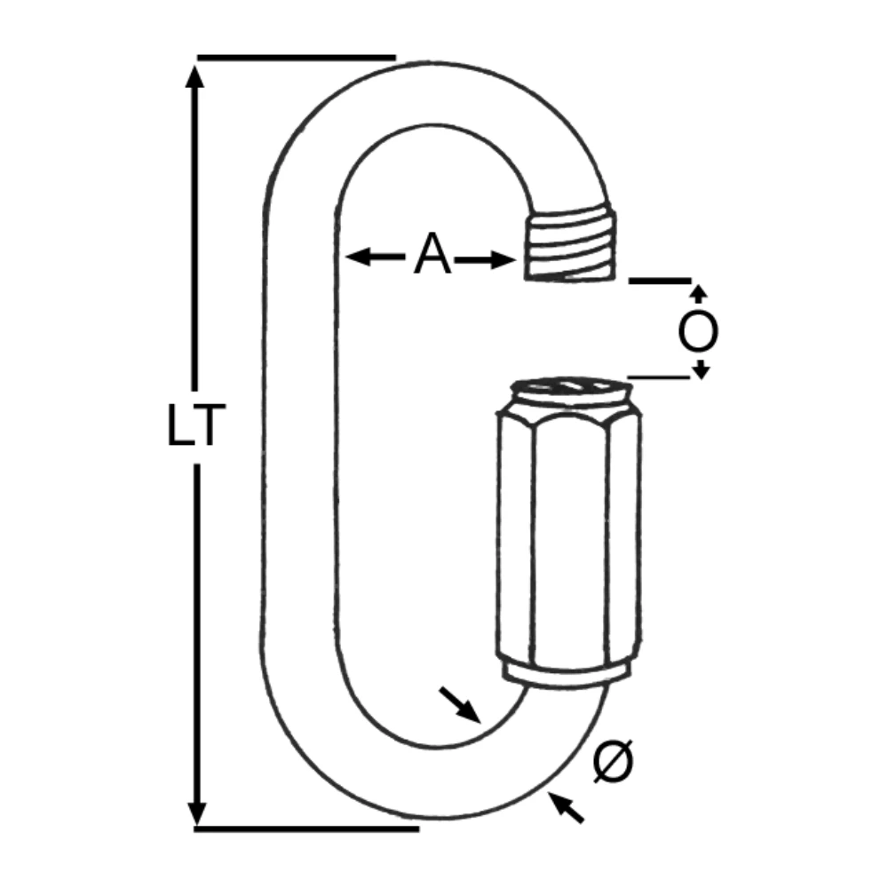 Stainless Steel Rapide Link - Standard