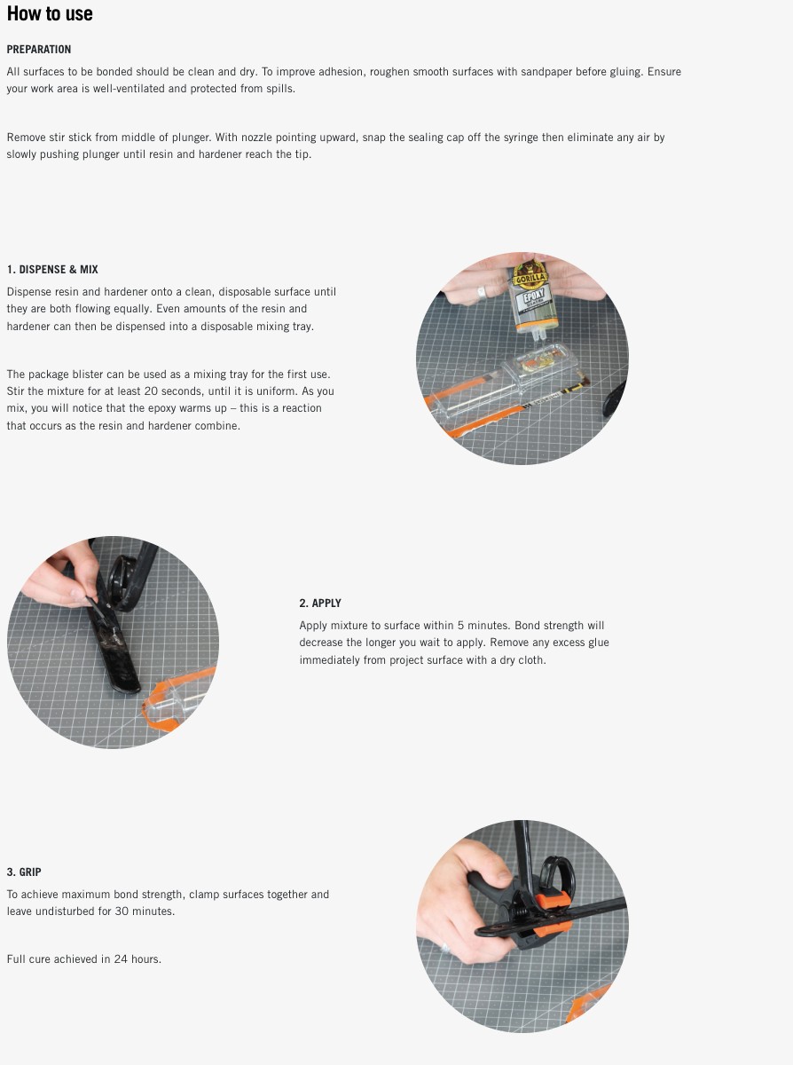Gorilla Epoxy How To Guide