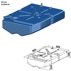 Force 4 Petrol Fuel Tank 