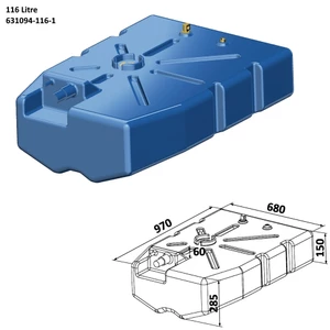 Force 4 Petrol Fuel Tank 