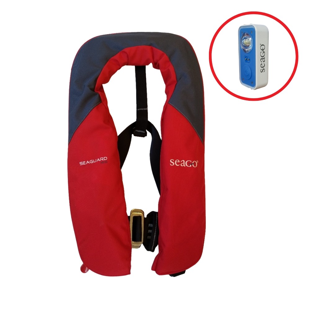 Seaguard 165N Automatic Harness Life Jacket Red & Grey