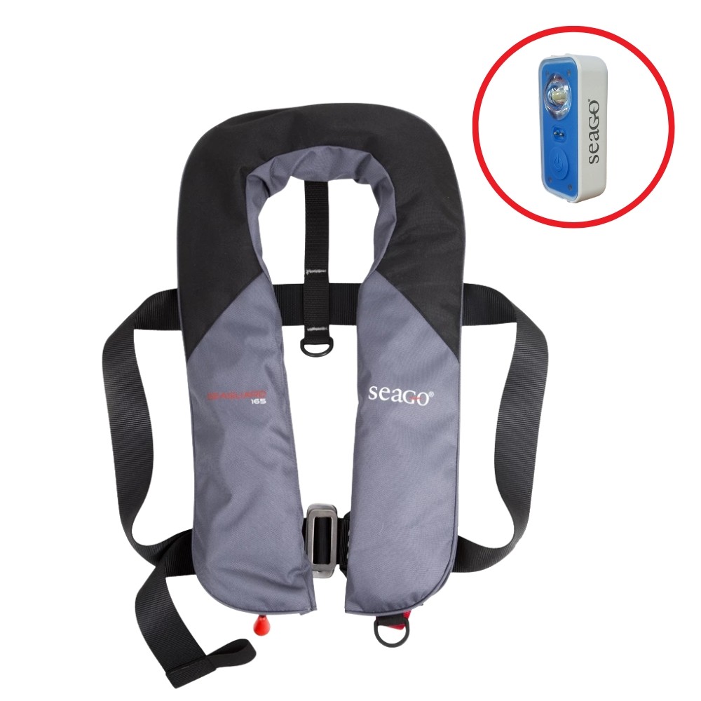 Seaguard 165N Automatic/Harness Life Jacket Grey/Black