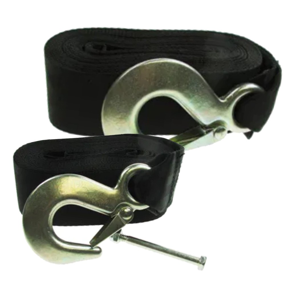 Polyester Trailer Winch Strap With Hook