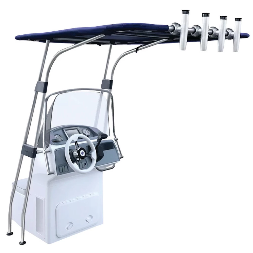 Osculati Adjustable Aluminium T-Top Kit 1700x1200x2010mm - Blue 