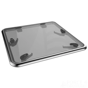 Lewmar Medium Profile Sz 77 Hatch Acrylic & Seal