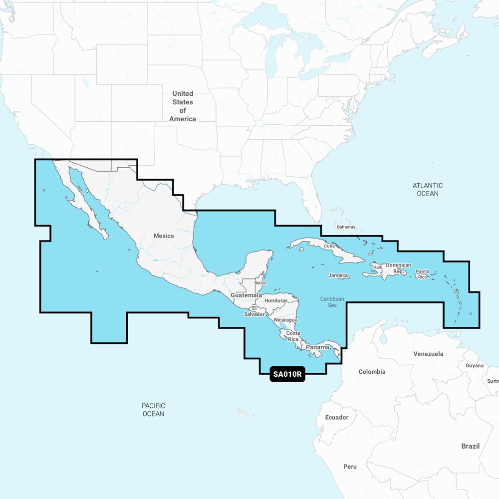 + Central America & Caribbean - Inland and Coastal Marine Chart