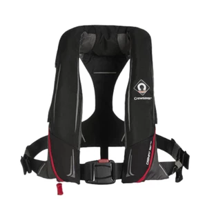 Crewsaver Crewfit 180 Pro Auto Life Jacket - Black Red 