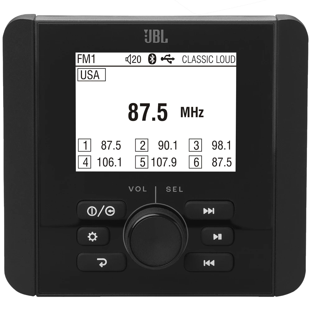 JAM3000 Marine Head Unit 2.8inch