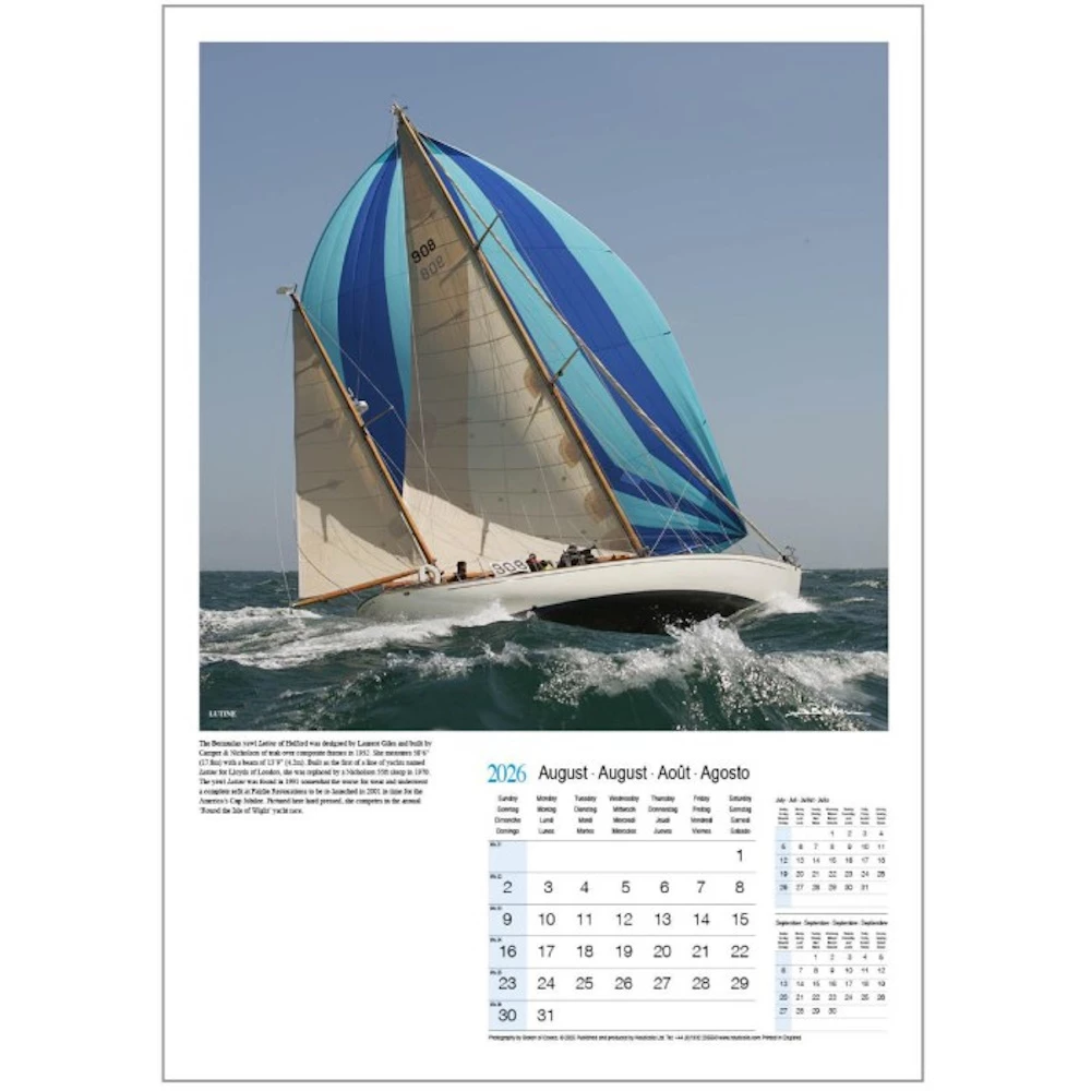 Calendar - Beauty of Sail 2026