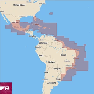Raymarine Caribbean & Brazil Lighthouse Chart 