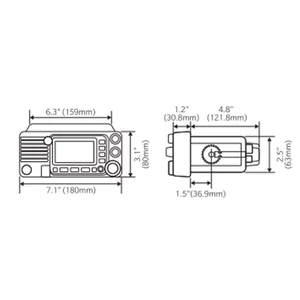 Standard Horizon GX2410E VHF Radio with AIS Receiver 