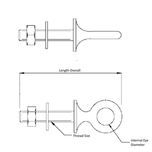 Blue Wave Stainless Steel Eye Bolt 