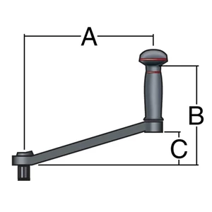 Harken Grip&Go Aluminium Winch Handle