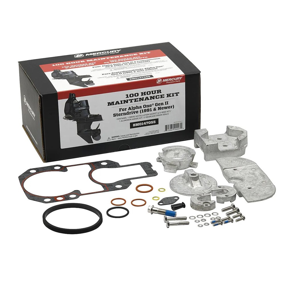Mercruiser Alpha One GEN II Sterndrive 100 Hour Maintenance Kit