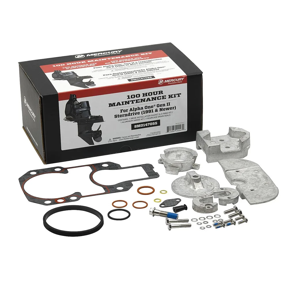 Mercury Mercruiser Alpha One GEN II Sterndrive 100 Hour Maintenance Kit