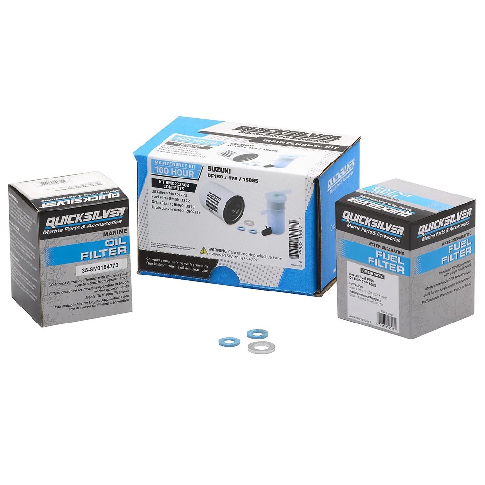 Suzuki DF150,175,150SS Outboard 100 Hour Maintenance Kit