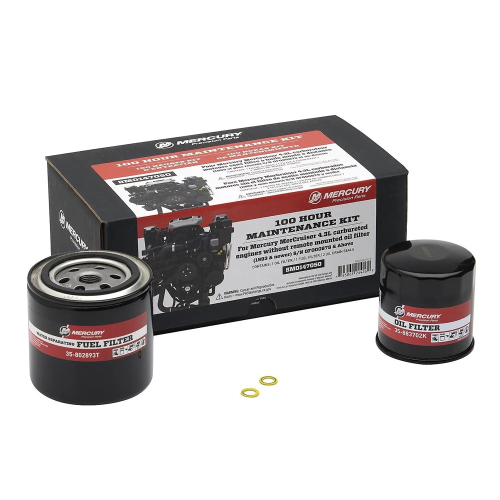 MerCruiser 4.3L V6 Sterndrive Engine 100 Hour Maintenance Kit