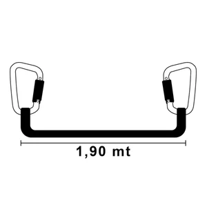 Trem 2 Hook Safety Line